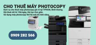 Cho thuê máy photocopy bình dương giá rẻ